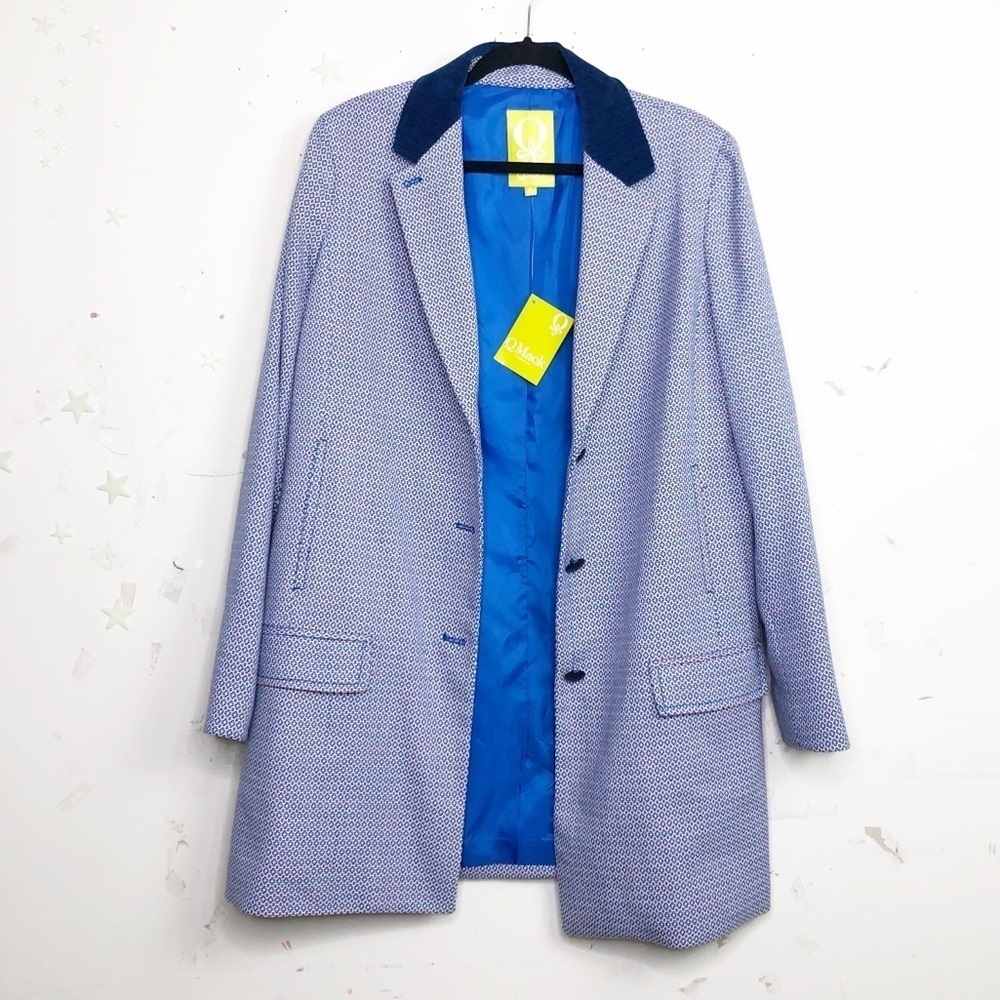 Q Mack printed textured coat - Picture 11 of 11